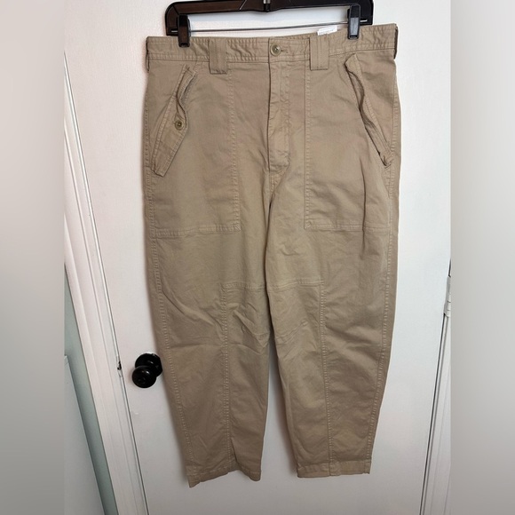 Banana Republic Pants - Banana Republic Tan Barrel Pants